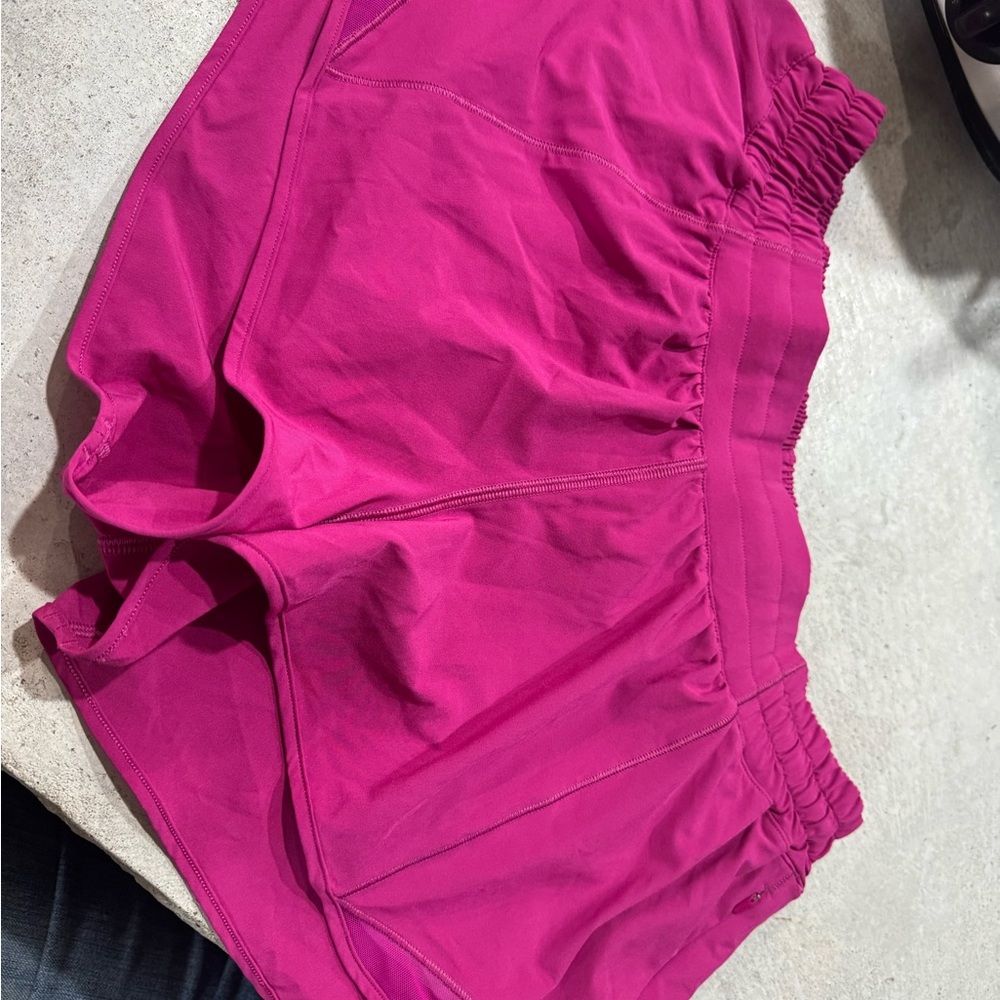 lululemon athletica Fuchsia Athletic Shorts